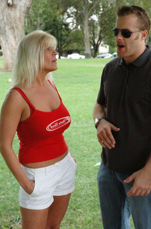 16P Busty blonde MILF threeway group sex &amp;amp; cum