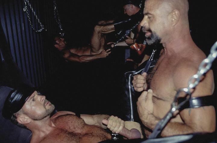 20P Mature hairy muscle dudes having oral and anal fun in a dungeon