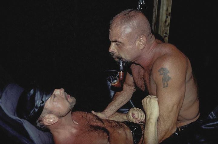 20P Mature hairy muscle dudes having oral and anal fun in a dungeon