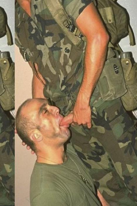 18P Dirty commandos having oral fun on a halt after hard service