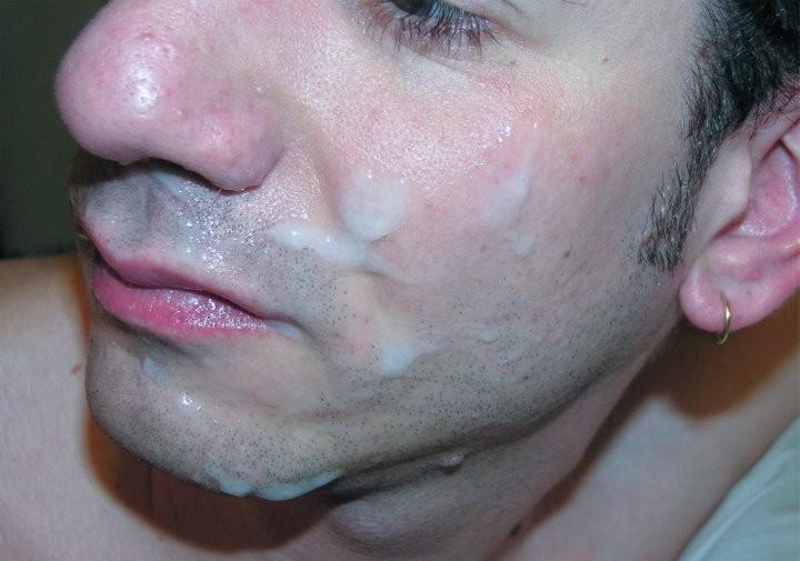 20P Fair and dark haired dudes sucking and facial cumming enjoyment