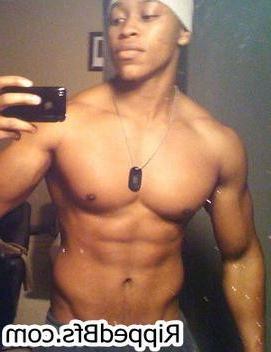 10P Hunk dude with big muscles is in the bathroom cleaning up