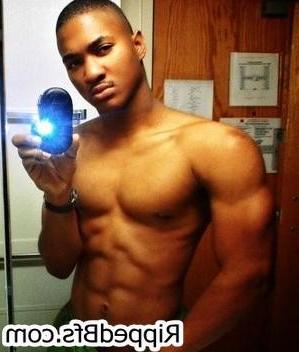 10P Hunk dude with big muscles is in the bathroom cleaning up