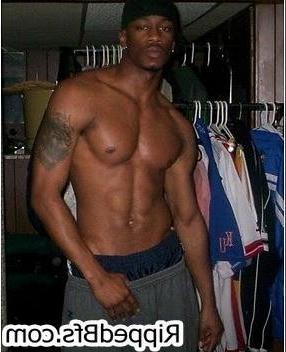 10P Hunk dude with big muscles is in the bathroom cleaning up