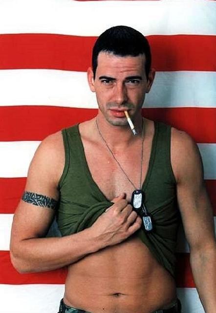 20P Two military men smoking n posing n fucking n facial cumming
