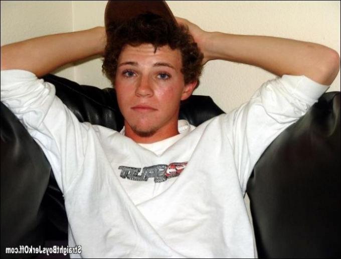 16P curly twink pretty erotic action when he home alone
