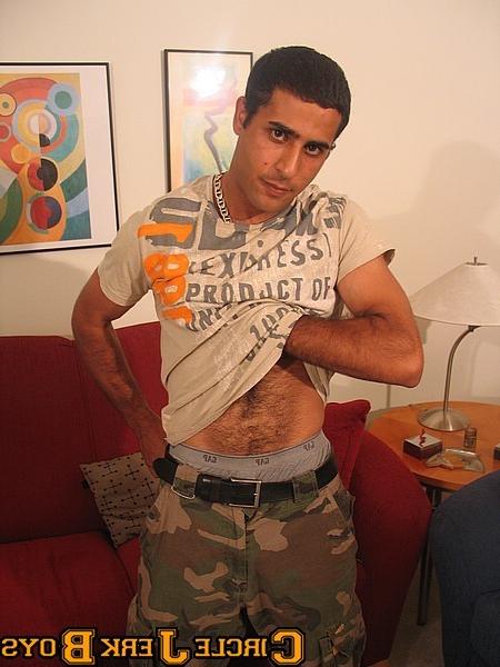 14P Military stud shows off his ripped body
