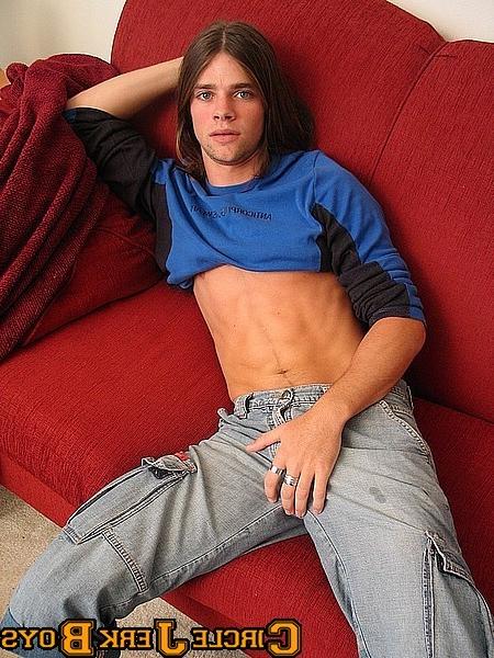 14P Cute long haired babe in his undies