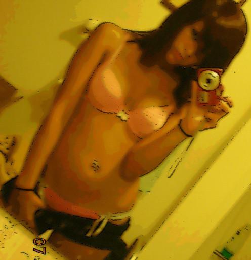 15P Mirror chick selfshooting