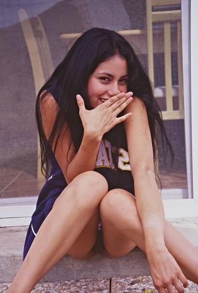 15P Hairy cheerleader