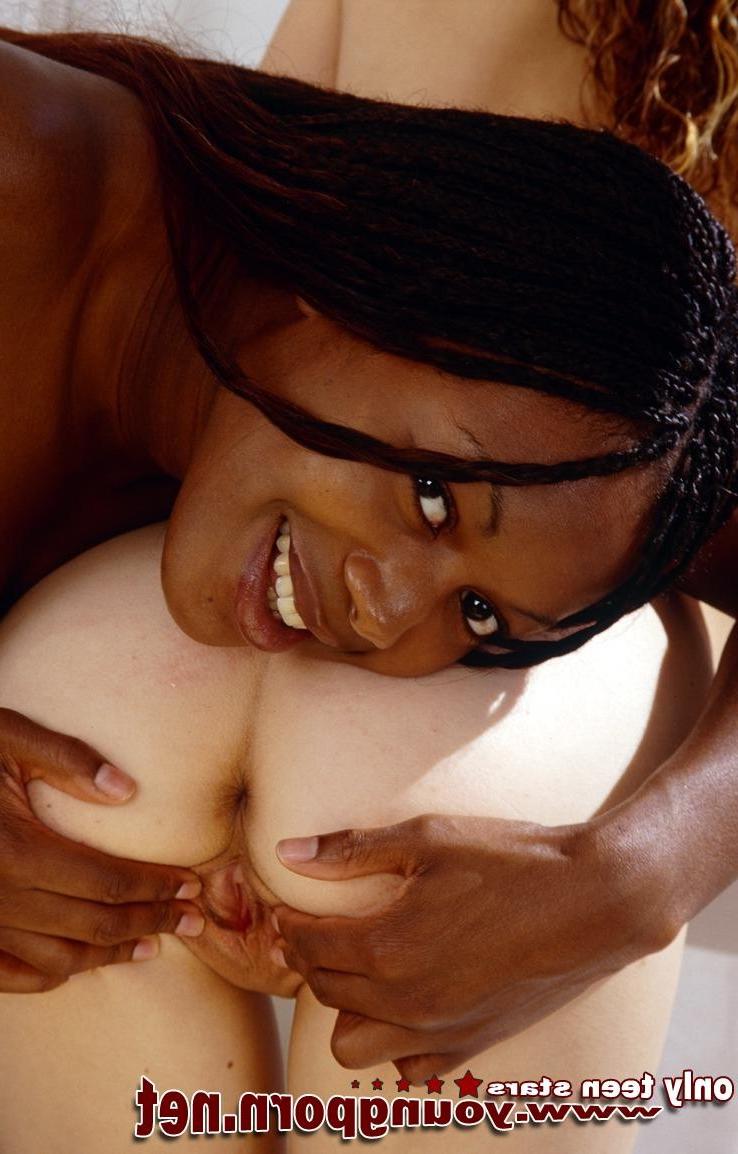 15P Curly teen and her ebony girlfriend
