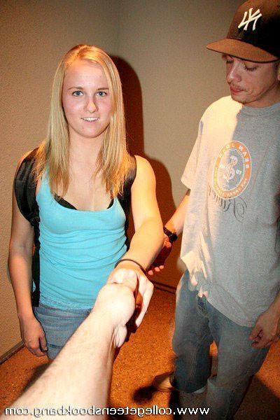 16P Long haired tight body blonde coed has her teen pussy cock slammed