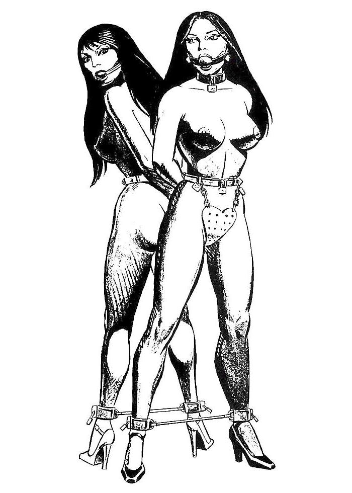 25P Thematic Drawn Porn Art 11 - BDSM (2)