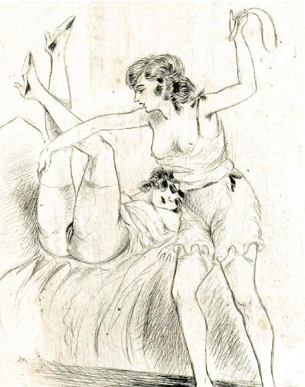 25P Thematic Drawn Porn Art 12 - BDSM (3)