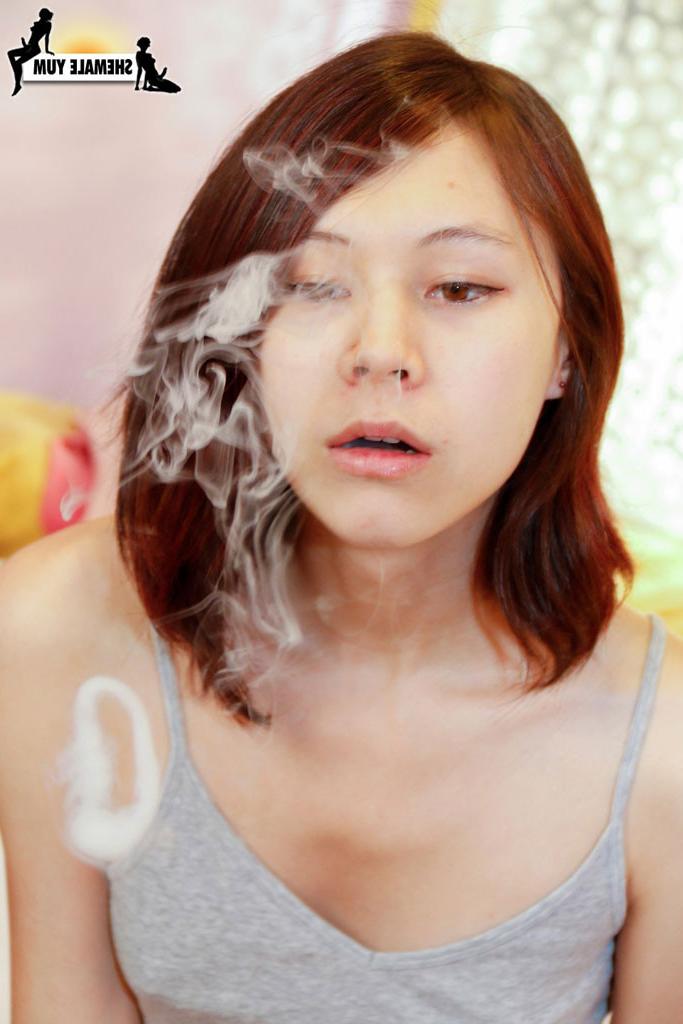 15P Japan tgirl strokes her hard cock