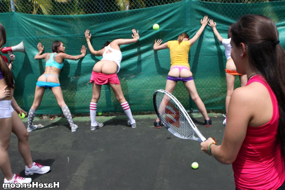 15P College teens hazed on tennis court by lesbian sorority sisters