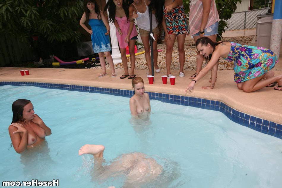 15P College teens hazed in swimming pool by sorority lesbian sisters