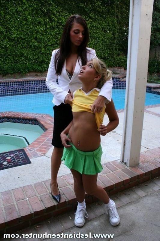 18P Cute cheerleader fucked by sexy lesbian neighbor