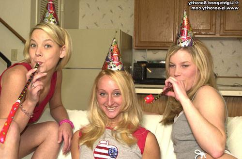19P Kinky coed birthday party