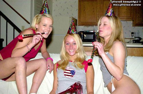 19P Kinky coed birthday party