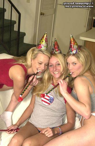 19P Kinky coed birthday party