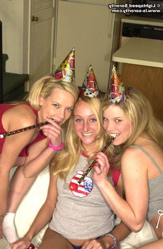 19P Kinky coed birthday party