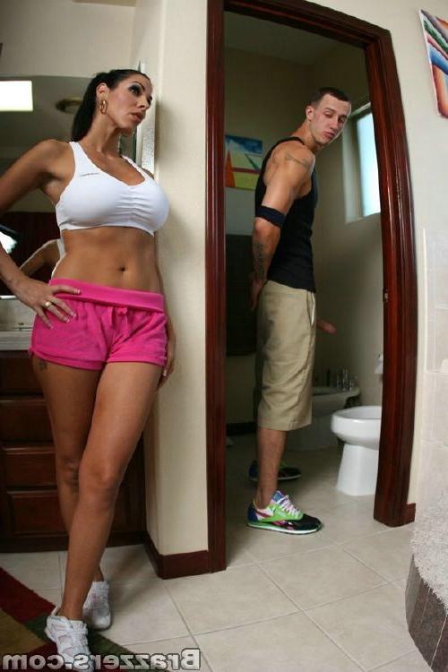 16P Busty big titted milf fucking big hard cock in the bathroom