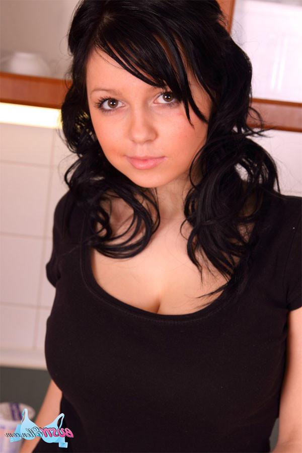 15P Tight Jeans And A White Frilly Thong Is All This Teen Will Wear