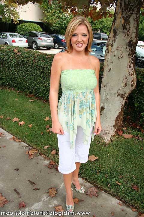 18P Short haired blonde wraps her hands and mouth around a huge stiff dick