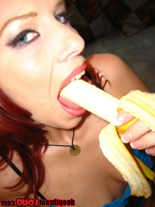 16P redhead chick gets her throat plundered by cock