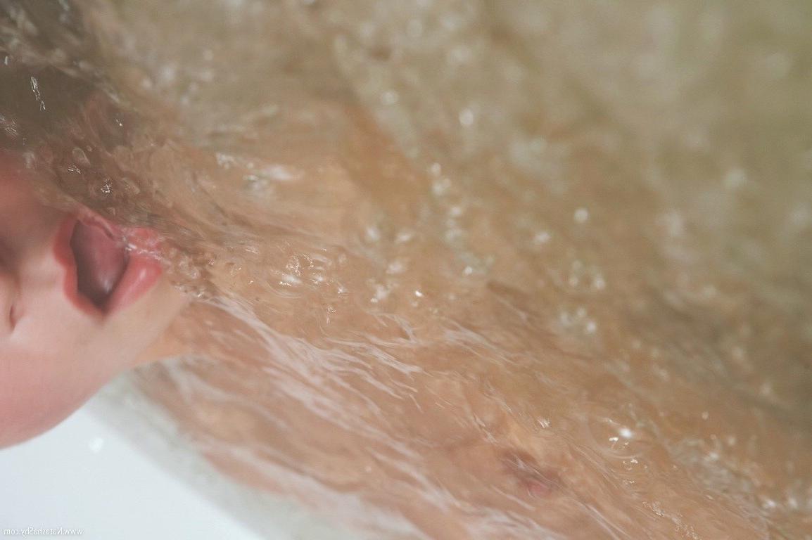 15P Natasha taking a hot bath in her girlfriend's apartment