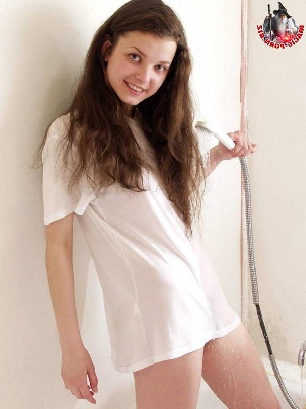 14P Teen bathing being dressed