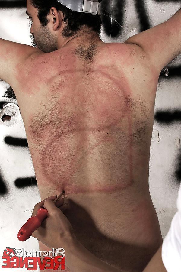 16P blonde shemale mistress enslaving and gently spanking a male