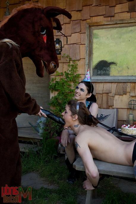 15P Mandy Mitchell has a kinky birthday celebration