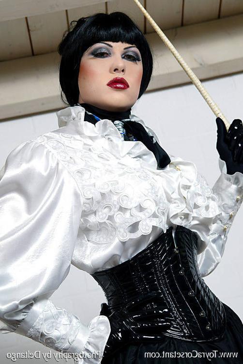 16P Fetish glamour shemale beauty Toyra Corsetant