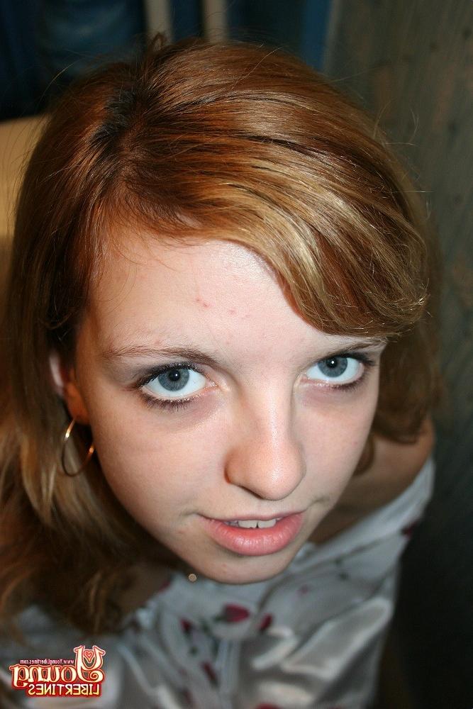 16P Curly haired teen whore sucking and fucking some hard pipe