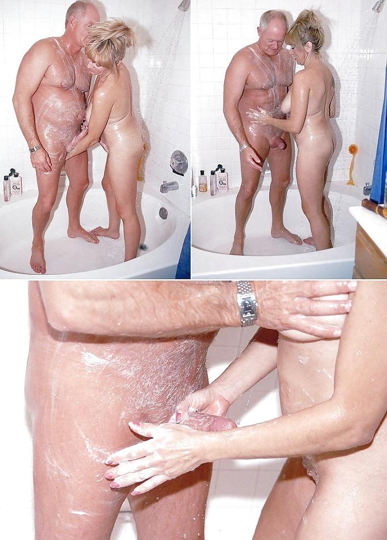 25P Mature Lover 057... Erotic Intriques In Bathroom