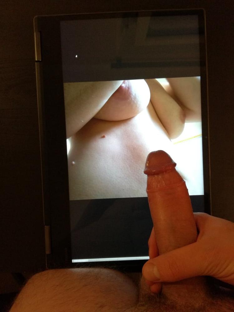 21P Jerking for boobsluver's wife