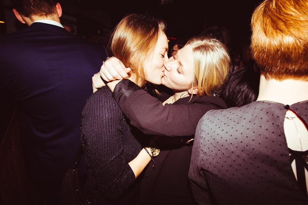 13P Danish drunk girls party and kiss