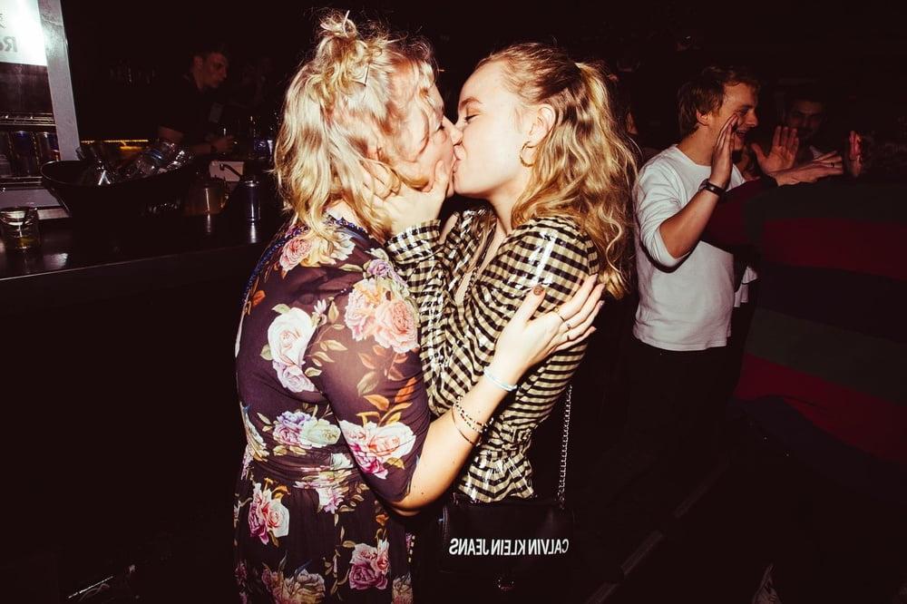 13P Danish drunk girls party and kiss