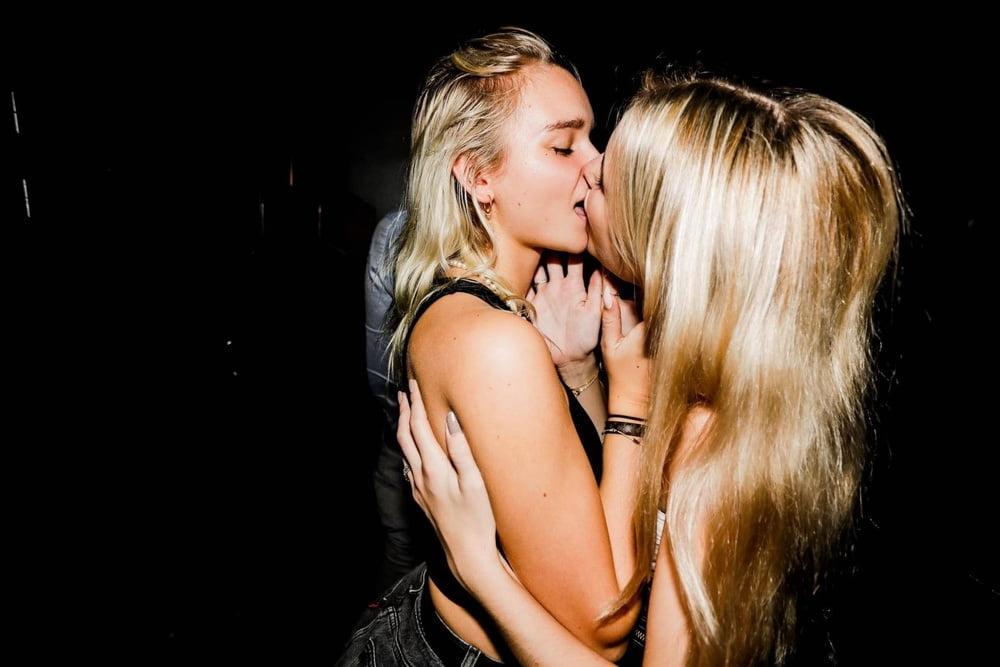 13P Danish drunk girls party and kiss