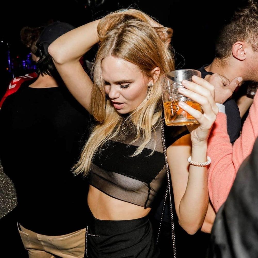 13P Danish drunk girls party and kiss