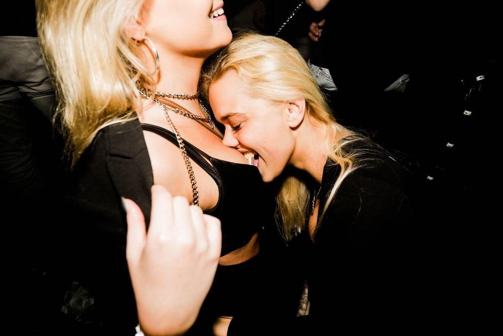 13P Danish drunk girls party and kiss