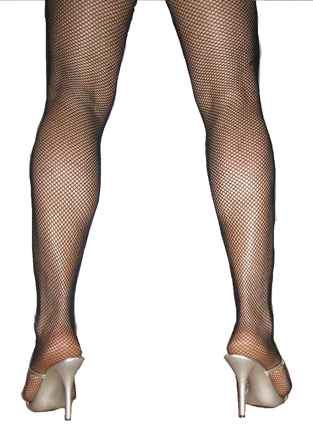 4P Jerking off in rhinestone heels