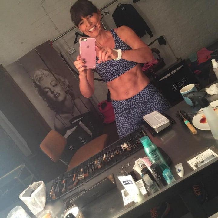 25P Davina McCall showing off her tight sexy MILF body