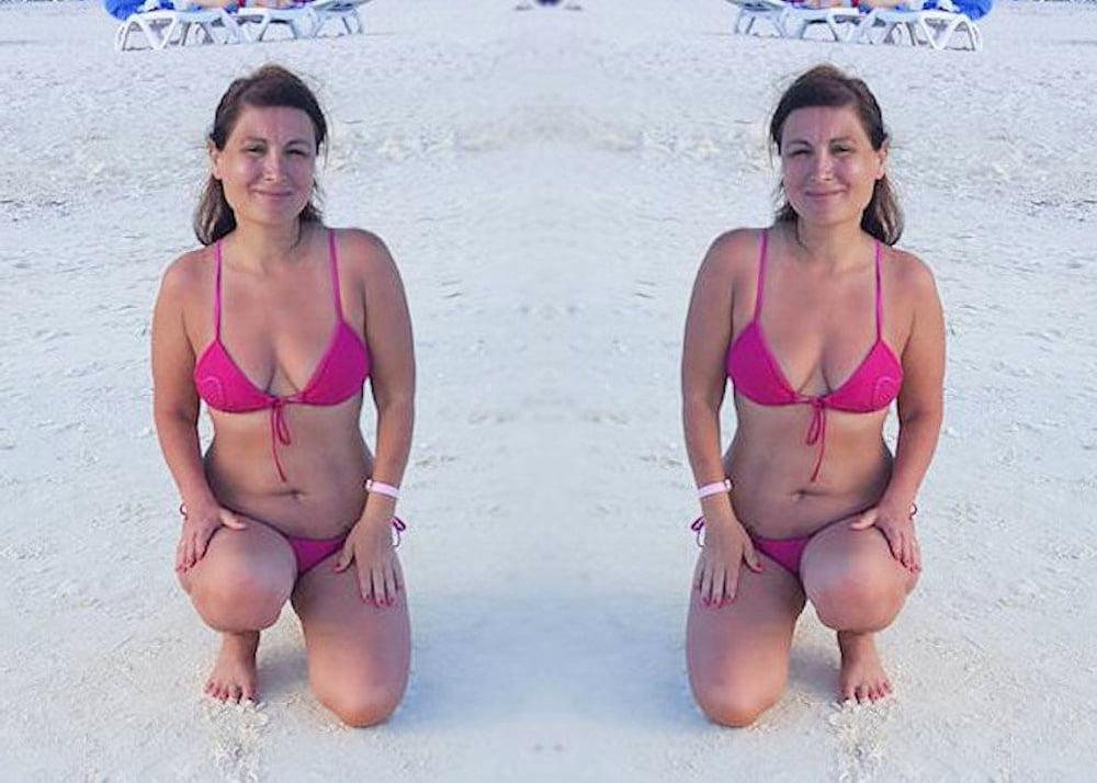 16P Alice 50 Year Old MILF Shows Off Hot Body In Tiny Bikinis