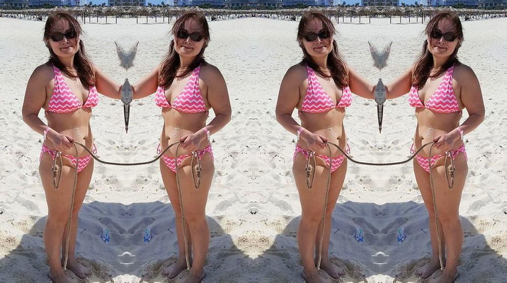 16P Alice 50 Year Old MILF Shows Off Hot Body In Tiny Bikinis