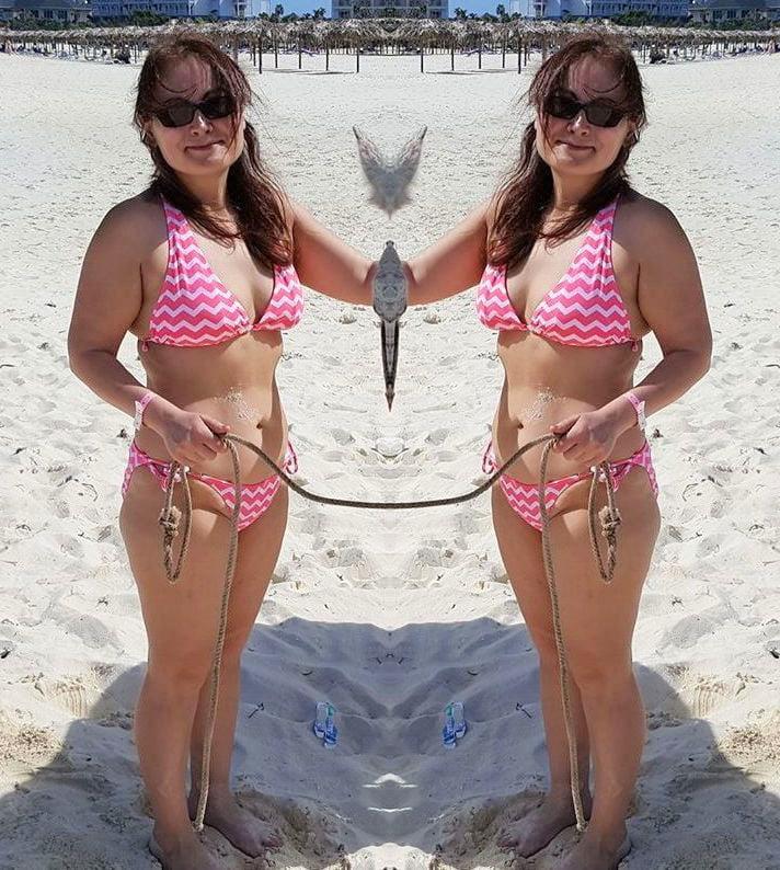 16P Alice 50 Year Old MILF Shows Off Hot Body In Tiny Bikinis