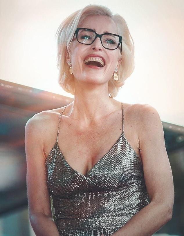 25P Short Haired Blonde Matures with Glasses