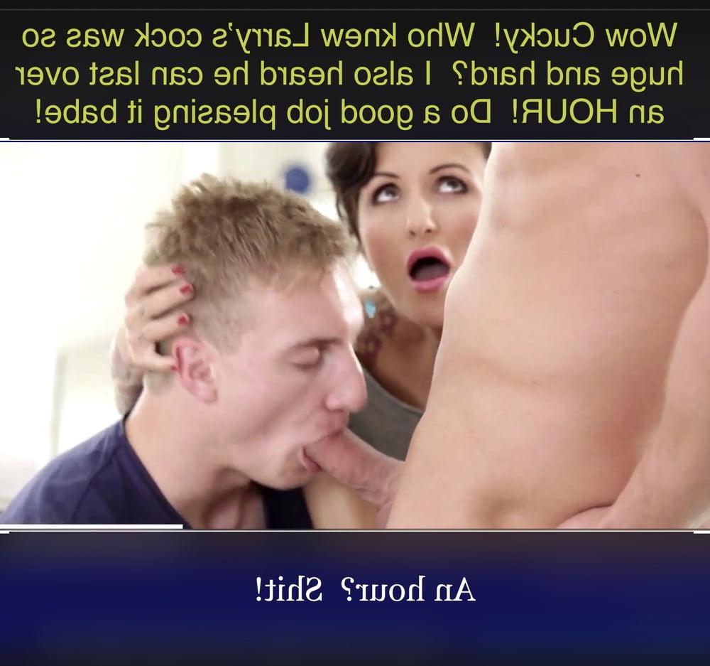 22P Wife forces hubby bi